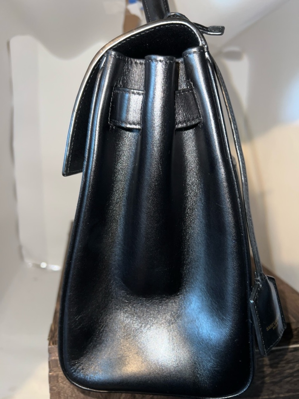 Saint Laurent Le Fermoir Top Handle Bag - Picture 5 of 8